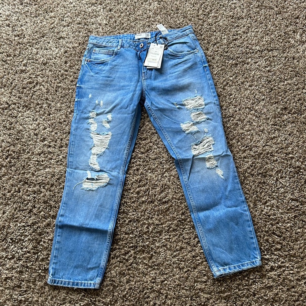 Zara Light Blue Denim Jeans